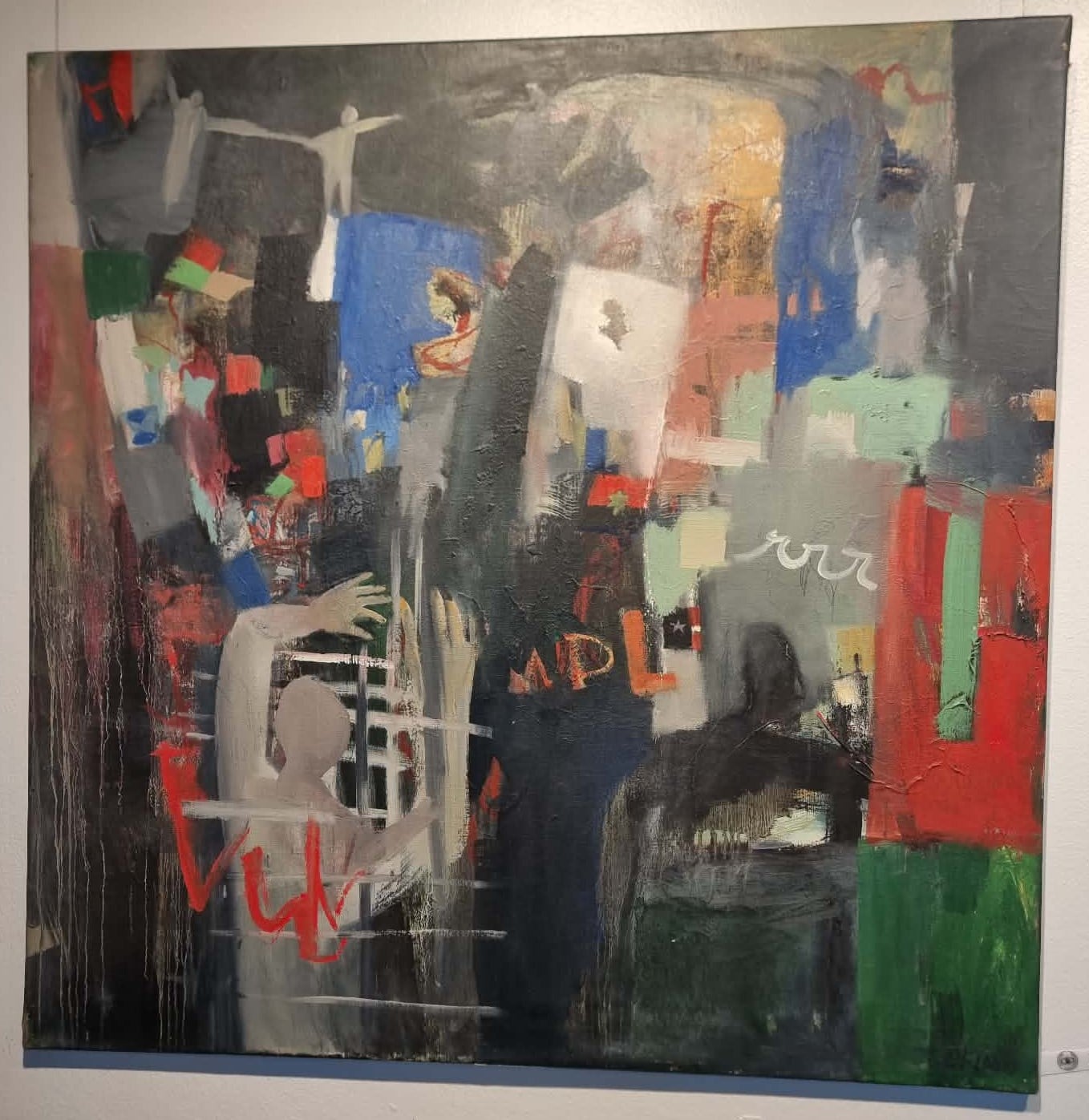 24. Deolinda Fonseca
Maleri - 108 x 100 cm