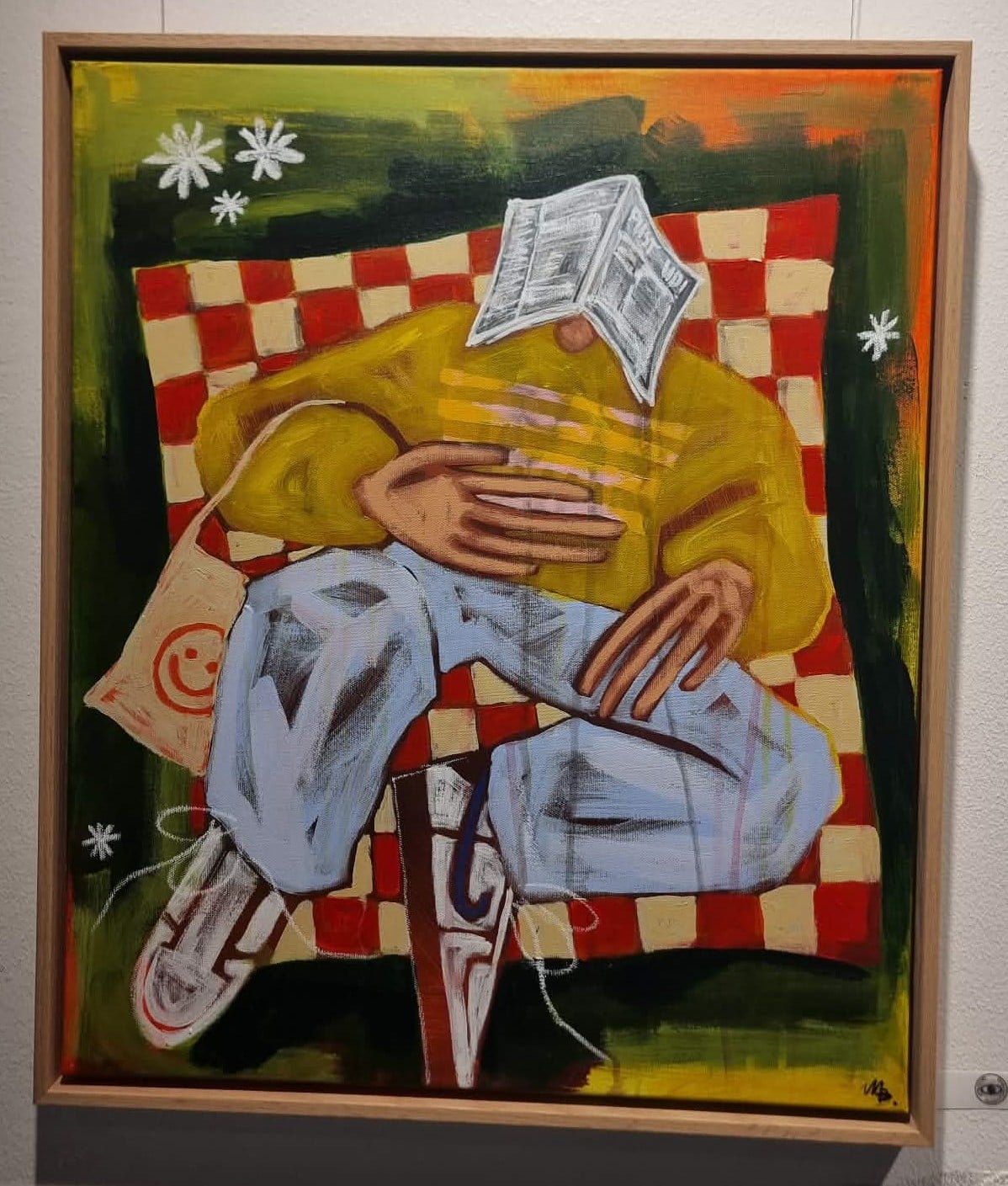 5. Mette Bejder
Maleri - 63 x 53 cm