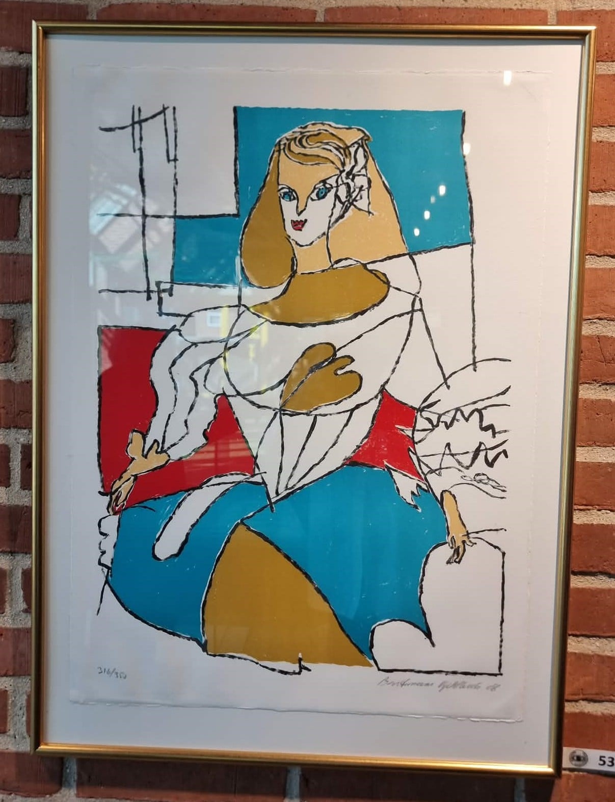 53. Bente Marie Kjeldbæk
Serigrafi - 76 x 56 cm