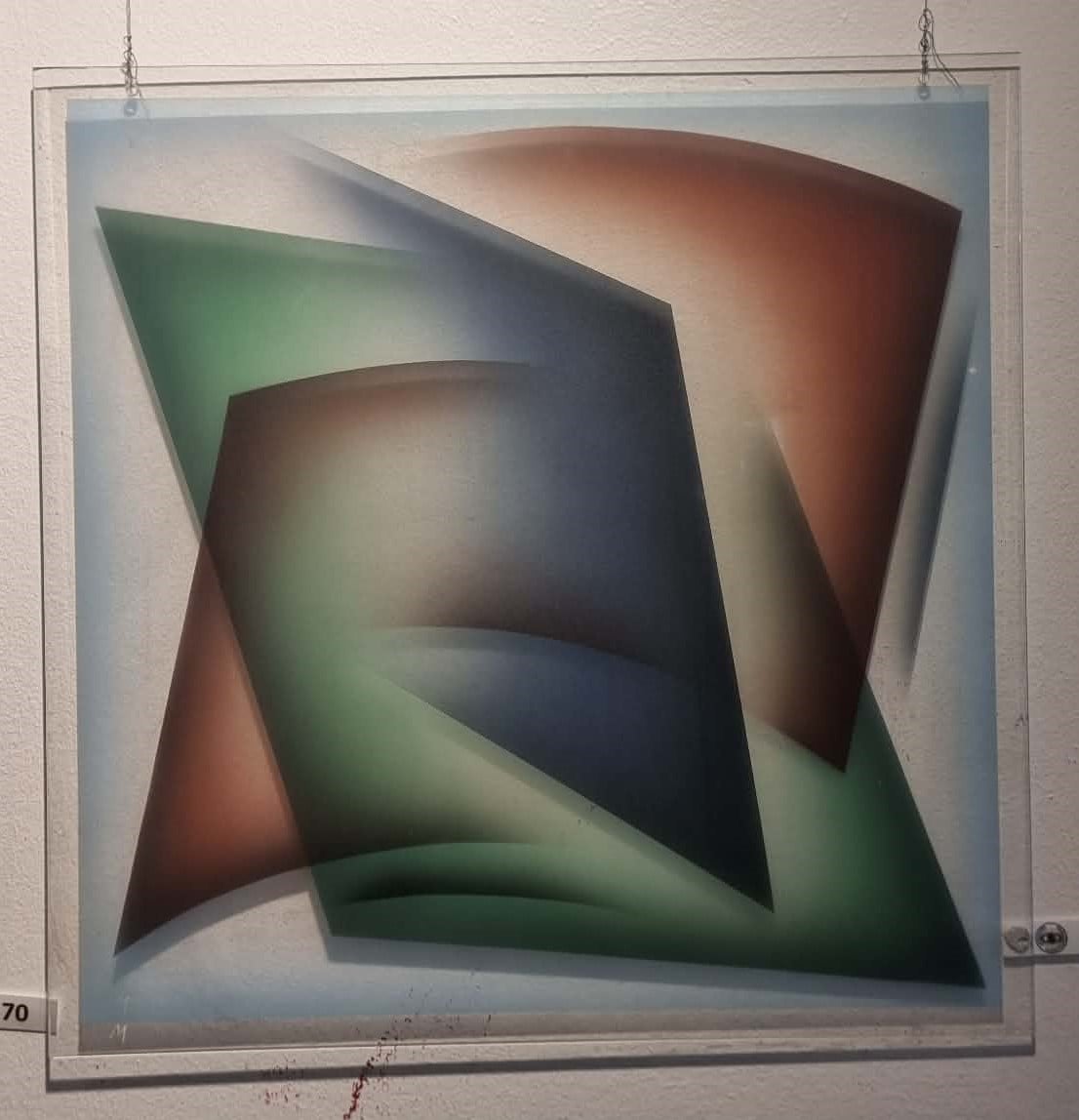 60. Finn Michelborg
Glas - 60 x 60 cm